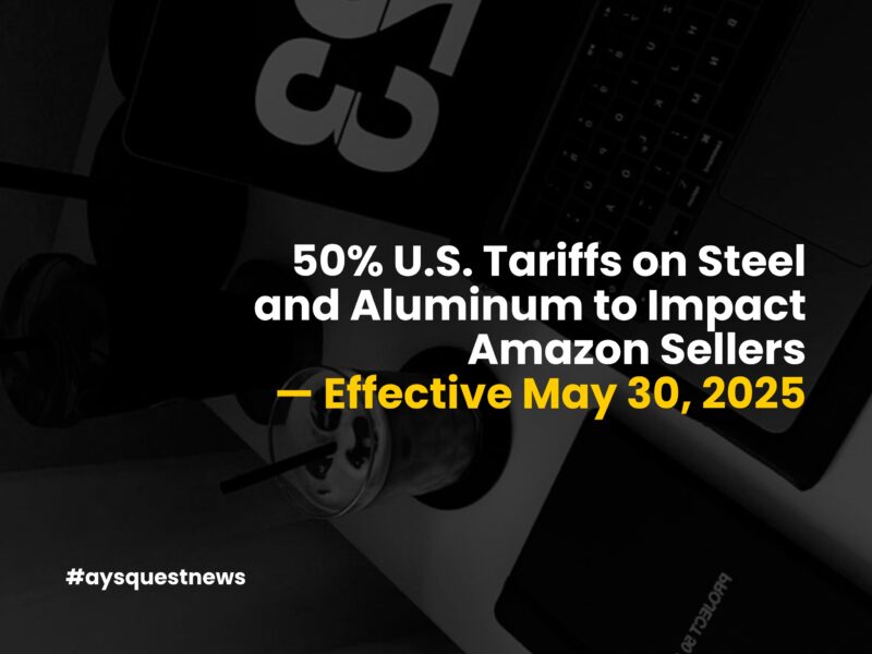 On May 30, 2025, the U.S. government, under the Trump administration, implemented a new round of 50% tariffs on steel and aluminum imports, a move expected to significantly affect Amazon sellers, especially those dealing in hardware, tools, automotive parts, canned goods, and other metal-based products. These steep tariffs are projected to raise manufacturing and sourcing costs for a wide range of sellers, particularly private label brands and resellers importing affected materials. As a result, many sellers may need to reevaluate their pricing strategies, increase product prices, or seek alternative domestic or tariff-exempt suppliers. Industry experts warn that these changes could squeeze profit margins and slow sales if not addressed promptly. Additionally, some small to mid-sized Amazon businesses may face operational challenges as they struggle to absorb or pass on the extra costs. Amazon has not yet announced any platform-level assistance or fee adjustments in response to the tariffs. Sellers are encouraged to consult trade advisors, analyze their supply chain vulnerabilities, and act proactively to stay competitive while maintaining profitability under the new import cost structures.